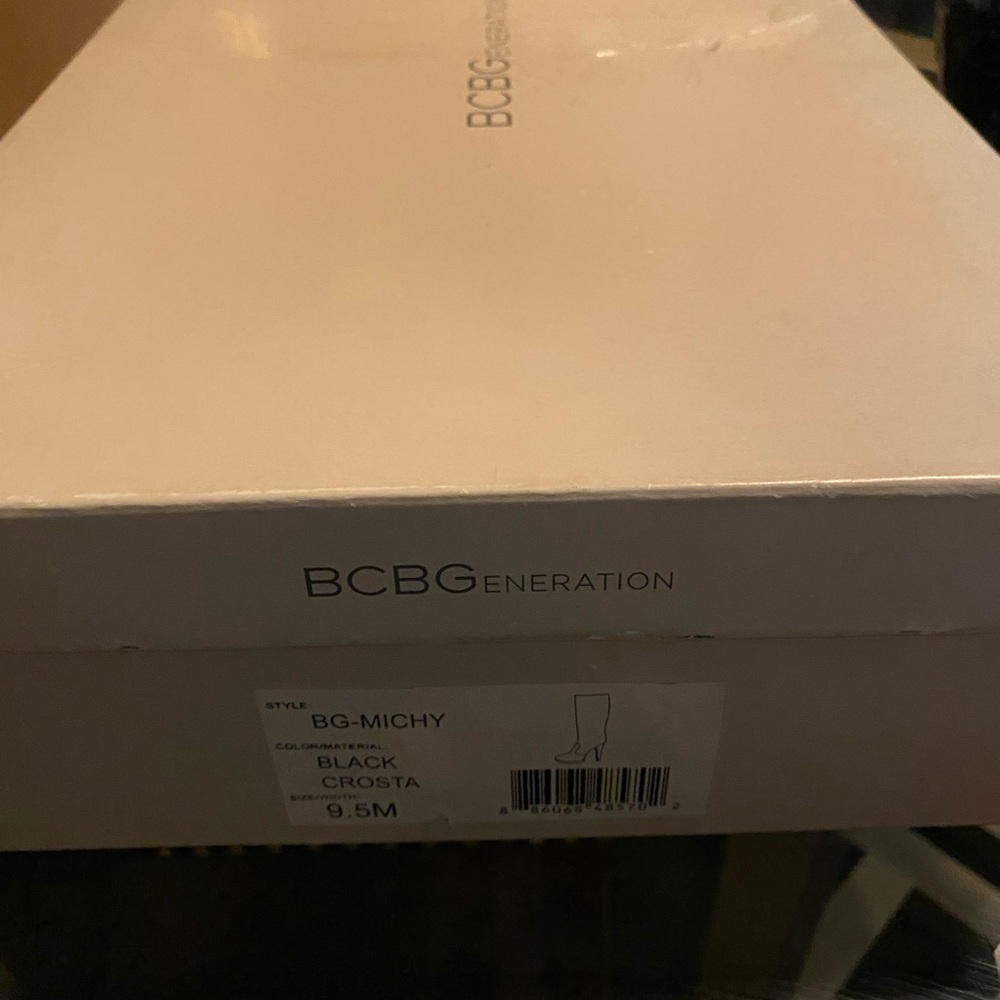 BCBGeneration Black Crosta Boots Box